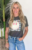 Smile Bad Habit Boutique Garment Dyed Graphic T-shirt.