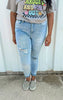 YMI Vintage Dream High Rise Distressed Skinny Denim Jean - DEAL