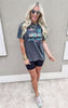 Summer Vibes Garment Dyed Graphic T-shirt