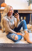 Cozy Chic Colorblock Raglan Hoodie