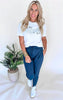 Navy Solid Pleated Front Joggers | Mono B - Final Sale