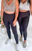 High Waisted Solid Knit Leggings - Final Sale