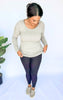 The Essential Long Sleeve Ruched Tunic by Salty Wave*DEAL-FINAL SALE