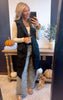 Double Breasted Pocketed Vest** - Final Sale
