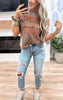 Bonfire Leggings Lattes Garment Dyed Graphic T-shirt