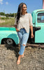 Flying Monkey's Lani High Rise Crop Slim Straight Denim Jeans - Final Sale