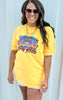 Leopard Band Tee Garment Dyed Graphic T-shirt