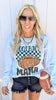 Football Mama Graphic Crewneck Sweatshirt**