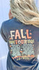 Fall Tour Garment Dyed Graphic T-shirt - Final Sale