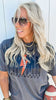 MAMA Lightning Football Garment Dyed Graphic T-shirt