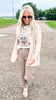 Latte RFM Crop Chloe Tummy Support Wide Leg Denim Jeans - Final Sale