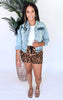Brushing Off The Dust Leopard Shorts - Final Sale