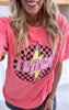 Teach Lightning Bolt Garment Dyed Graphic T-shirt