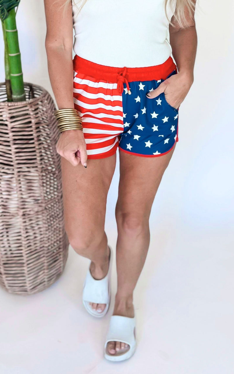 All American Drawstring Everyday Shorts - DEAL