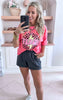 Teach Lightning Bolt Garment Dyed Graphic T-shirt