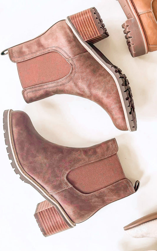 Corkys Doohickey Taupe Booties **