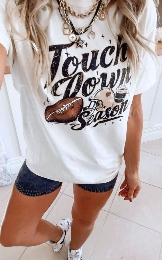 Touchdown Season Garment Dyed Graphic T-shirt