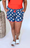 Out of Your League Drawstring Everyday Shorts - Final Sale