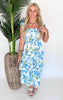 When in Rome Floral Tiered Midi Dress - Final Sale