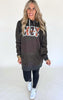 Cozy Season Dark Grey Graphic Hoodie - Final Sale