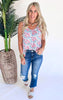 Summer Garden Floral Tank - Final Sale