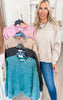 Acid Wash Oversized Fleece Pullover | ZENANA - Final Sale**