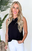 Ruffle Sleeveless Top - Final Sale**