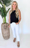 Ruffle Sleeveless Top - Final Sale**