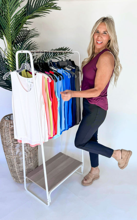 The Perfect V Tank Top by Salty Wave***DEAL-FINAL SALE