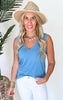 The Elle V-Neck Tank Top - Final Sale