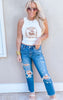 Be Patient Im from the 1900's Micro Rib Racer Tank Top - Final Sale