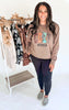 Cozy Season Pigment Dyed Graphic Sweatshirt