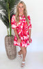 Abstract Tiered Dress - Final Sale