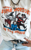 There's Some Horrors In this House Garment Dyed Graphic T-shirt - FINAL SALE