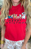 Misfit Merry Christmas Holiday Garment Dyed Graphic T-shirt
