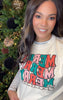 Merry Merry Merry Christmas Graphic T-shirt