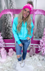 The AVA Full Zip Mock Neck Sweatshirt by Salty Wave