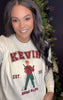 Kevin's Home Alone Garment Dyed Long Sleeve Graphic Top