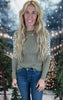 Animal Print Color Block Top** - Final Sale