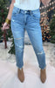 The 2.0 Holy Grail Boyfriend Distressed Denim Jean | Mica Collab w/ Bad Habit** - Final Sale
