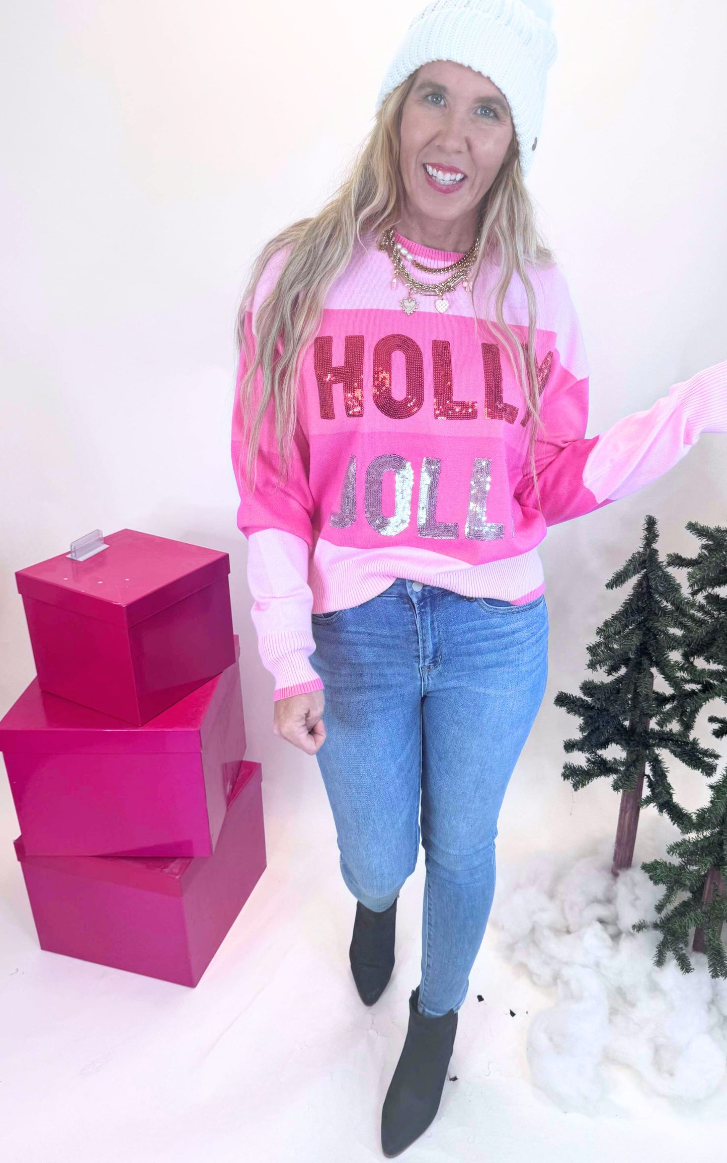 Holly Jolly Sequin Sweater