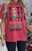 Hate Hate Hate Double Hate Holiday Graphic T-shirt - Final Sale**