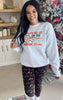 It's Me, Hi! I'm the Problem Holiday Heather Grey Graphic Crewneck Sweatshirt - Final Sale**