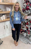 Let it Snow Garment Dyed Hoodie | Comfort Colors - Final Sale