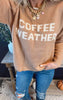 Lt. Brown Coffee Weather Sweater