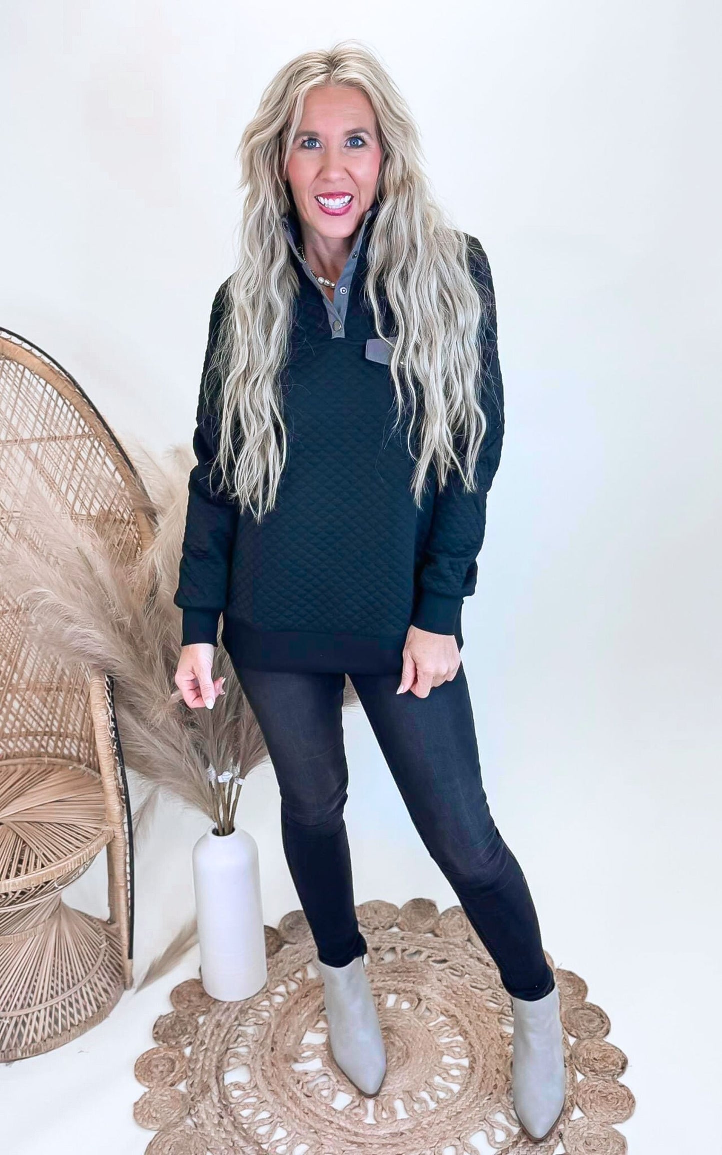 Black Diamond Pullover Sweater