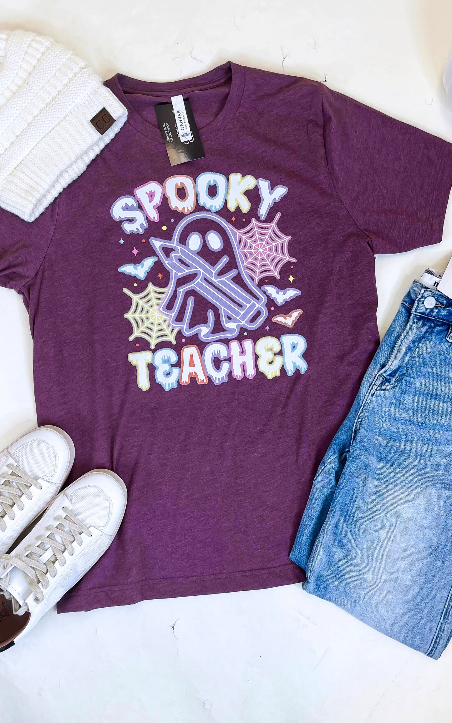 Spooky Teacher Graphic T-shirt