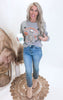 I Hate Pumpkin Spice Garment Dyed Long Sleeve Graphic Top - Final Sale