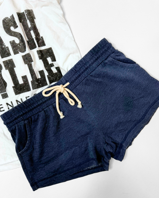 Navy Fleece Shorts | AS IS *FINAL SALE