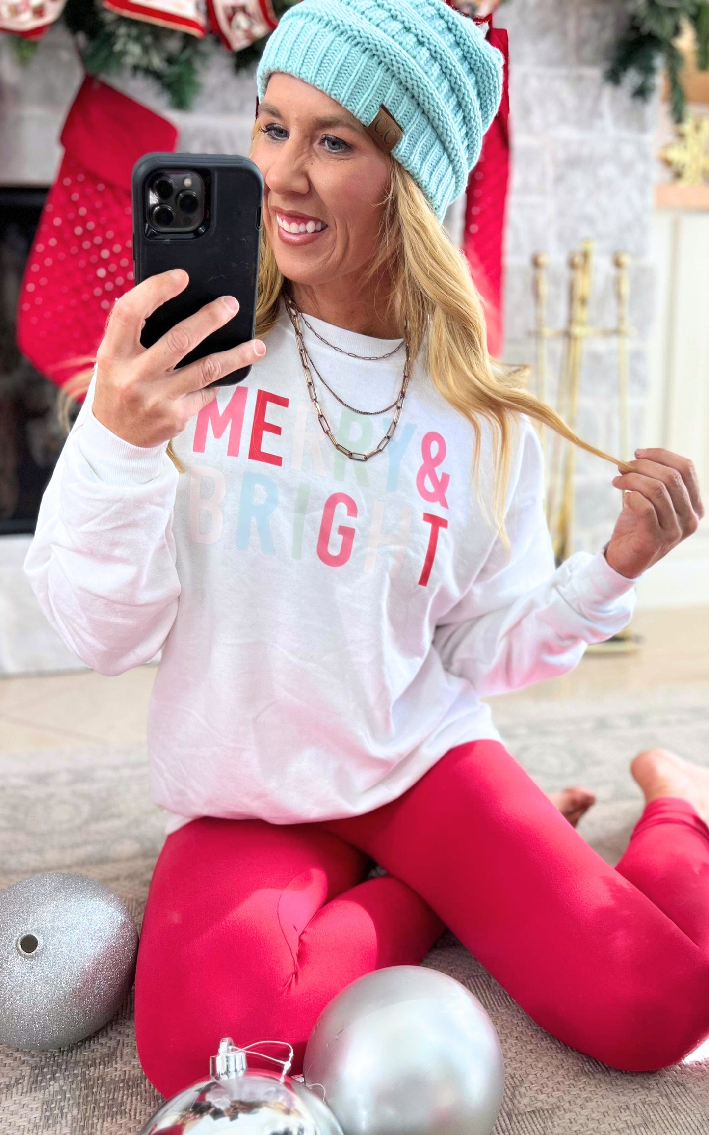 Colorful Merry & Bright Sweatshirt